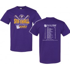 Kearney 2022 Softball STATE-CHAMPION Short-sleeved T (Purple)