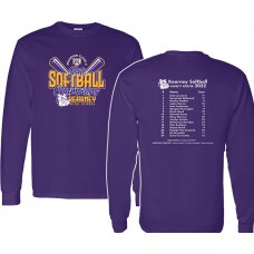 Kearney 2022 Softball STATE-CHAMPION Long-sleeved T (Purple)