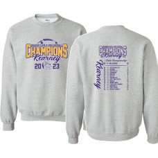 Kearney 2023 Football STATE CHAMPION Crewneck Sweatshirt (Sport Grey)