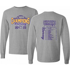 Kearney 2023 Football STATE CHAMPION Long-sleeved T (Sport Grey)