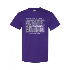 Kearney 2023 Football STATE-BOUND Short-sleeved T (Purple)