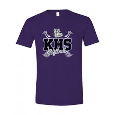 Kearney 2023 Softball Short Sleeve Softstyle Tee (Purple)